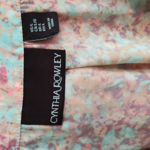 Cynthia Rowley NWOT blouse sz L - Picture 2 of 6